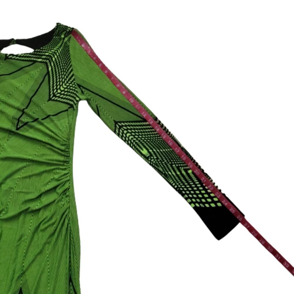 Nyla & Noelle Women's Neon Night Style Long Sleeve Bodycon Maxi Dress Small NWT - Picture 15 of 16